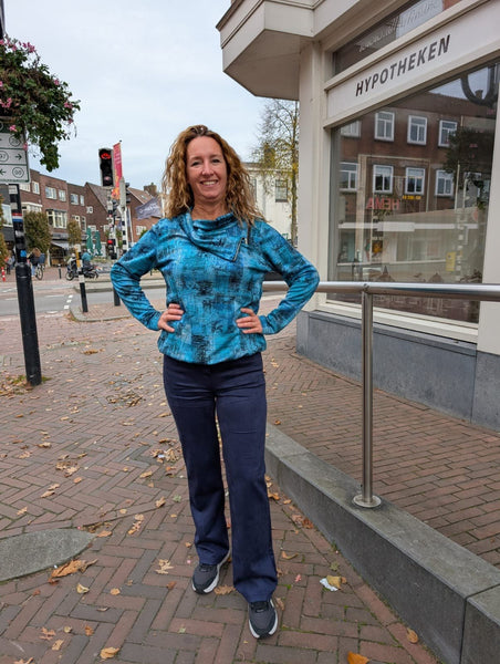 Broek 17683 Donkerblauw