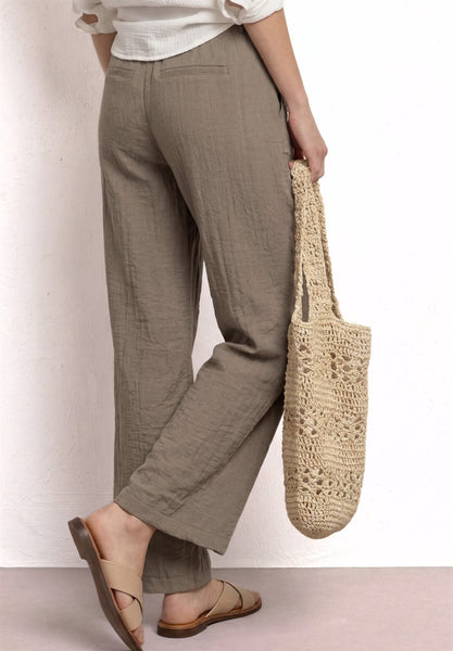Broek L32 18702 Taupe