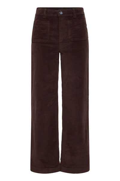 Broek rib 19254 Bruin