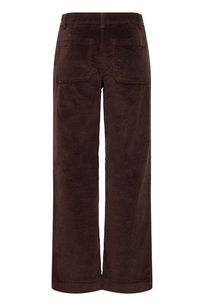 Broek rib 19254 Bruin