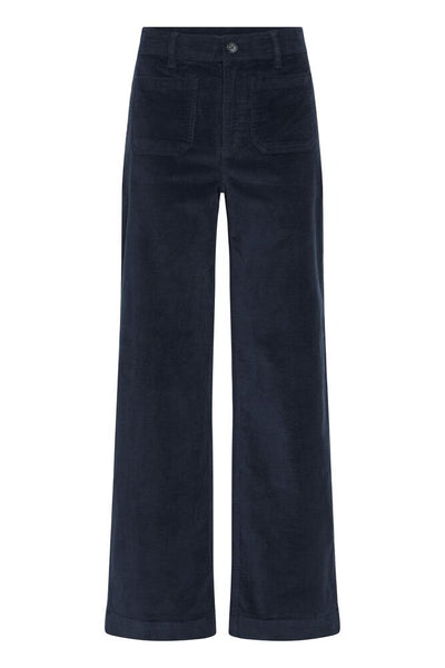 Broek rib 19255 Donkerblauw