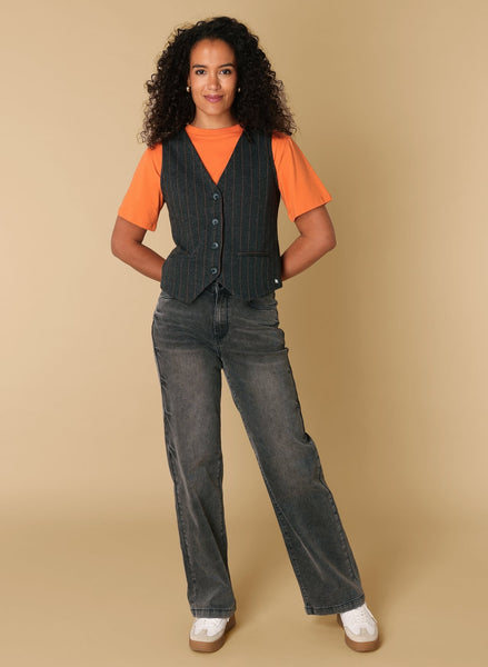 Gilet 17419 Grijs