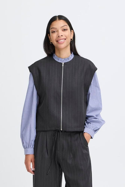 Gilet 17522 Antraciet