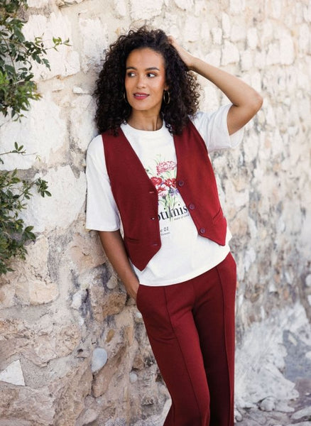 Gilet 18413  Rood