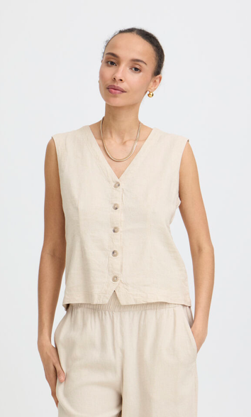 Gilet 18479 Zand