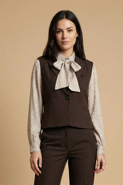 Gilet 18947 Bruin