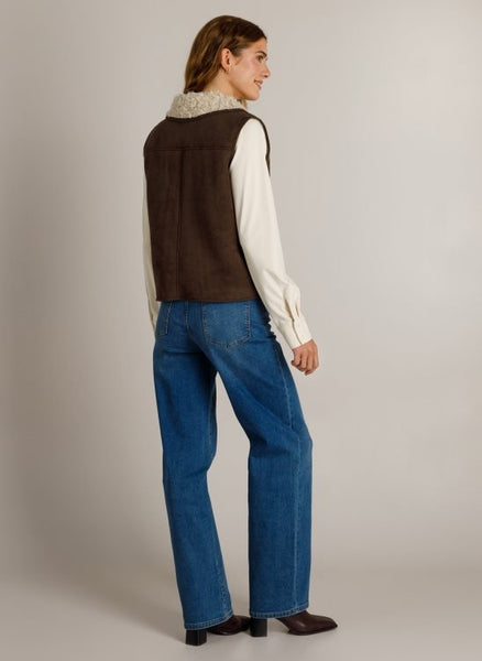 Gilet 19175 Bruin