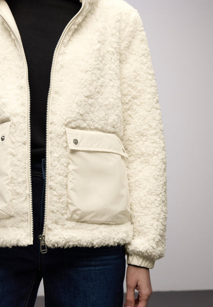 Jas teddy 17946 Ecru