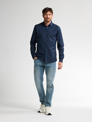 Overhemd 17366 Donkerblauw
