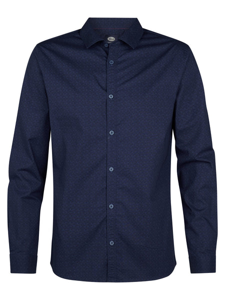 Overhemd 17366 Donkerblauw
