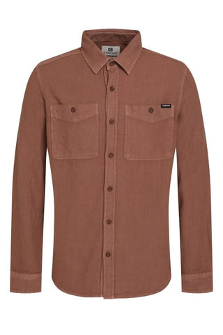 Overhemd 17476 Bruin