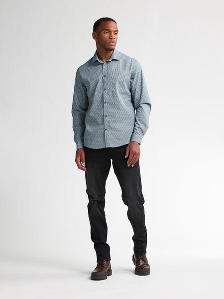 Overhemd 17710 Blauw