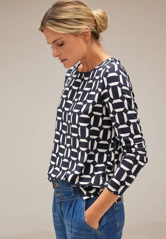 Shirt 14339 Donkerblauw