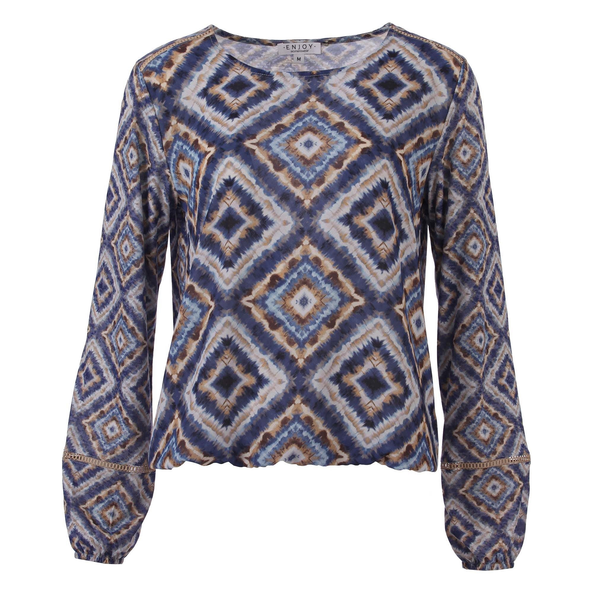 Shirt 16674 Blauw