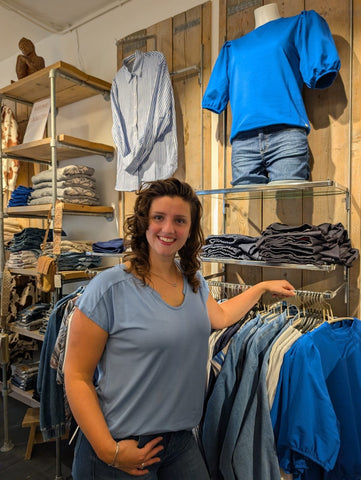 Shirt 17221 Blauw