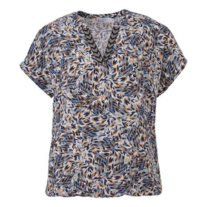 Shirt 17236 Blauw