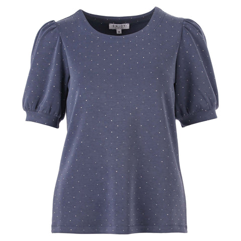 Shirt 17439 Blauw
