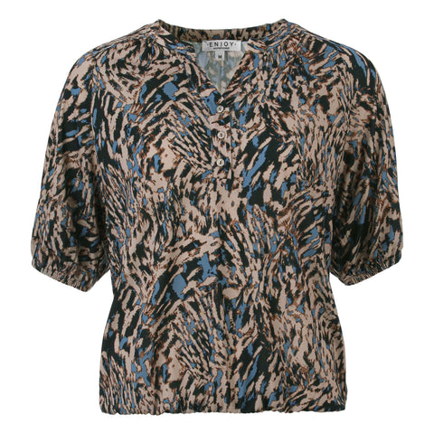 Shirt 17555 Blauw