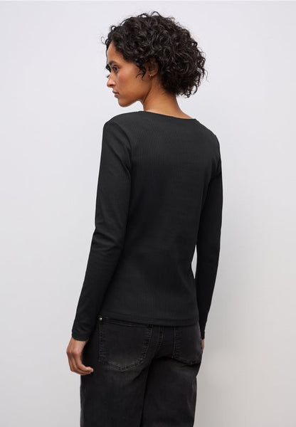 Shirt 17719 Zwart