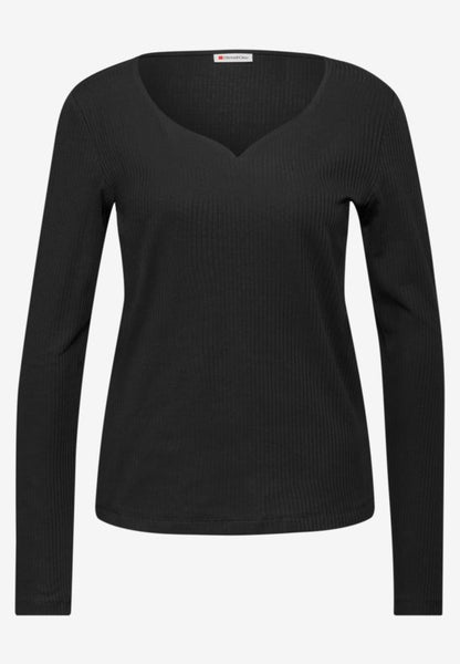 Shirt 17719 Zwart
