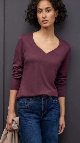 Shirt 17864 Bordeaux