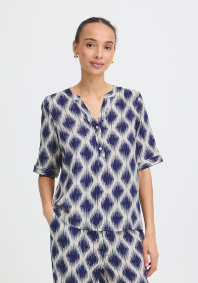 Shirt 18505 Blauw