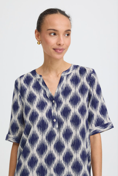 Shirt 18505 Blauw