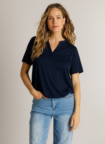 Shirt 18785 Donkerblauw