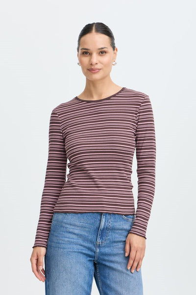 Shirt 19031 Roze streep