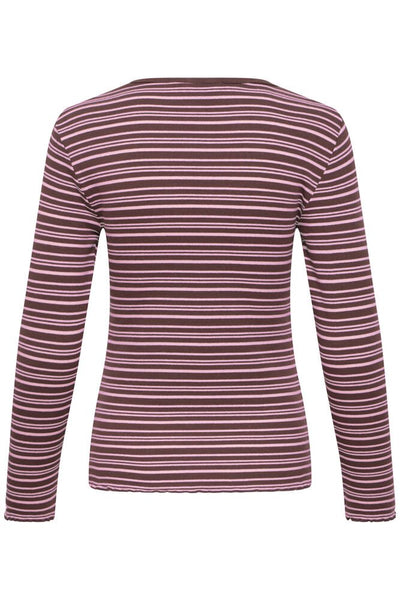 Shirt 19031 Roze streep