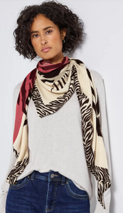 Sjaal 17539 Rood