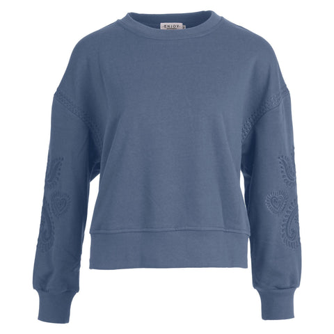 Sweater 15916 Blauw