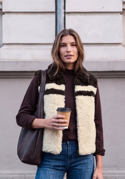 Gilet 19372 Bruin